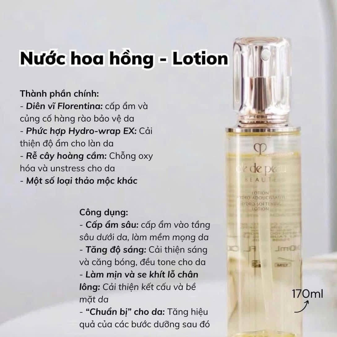 Set gift dưỡng đêm và nước thần vàng CLE DE PEAU Ultimate Daily Cream Care