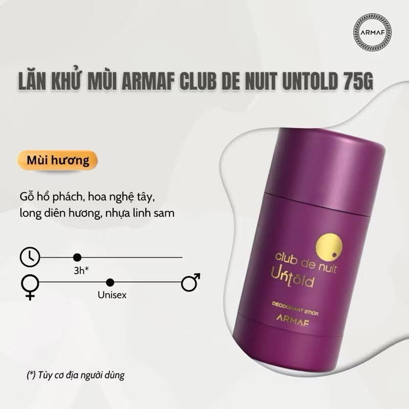 Sáp lăn khử mùi CLUB DE NUIT