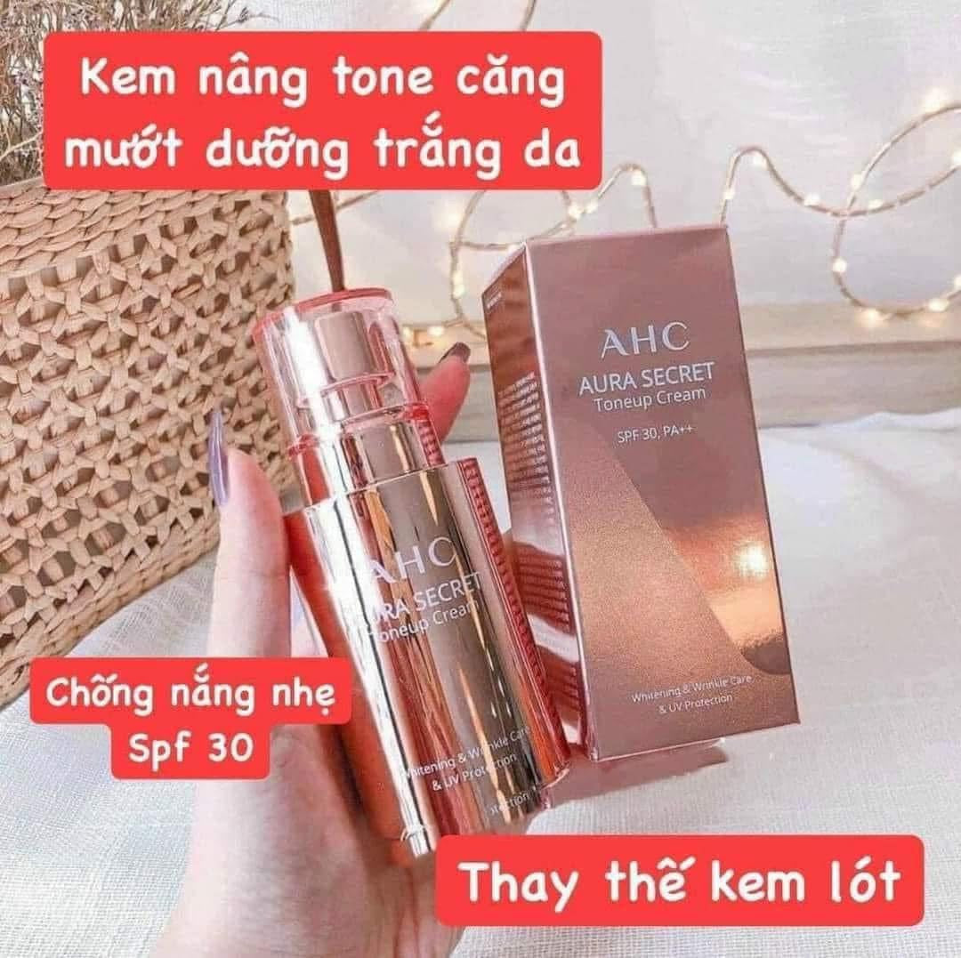 Kem dưỡng sáng da nâng tone AHC Aura Secret Tone Up Cream SPF30 PA++ 50ml