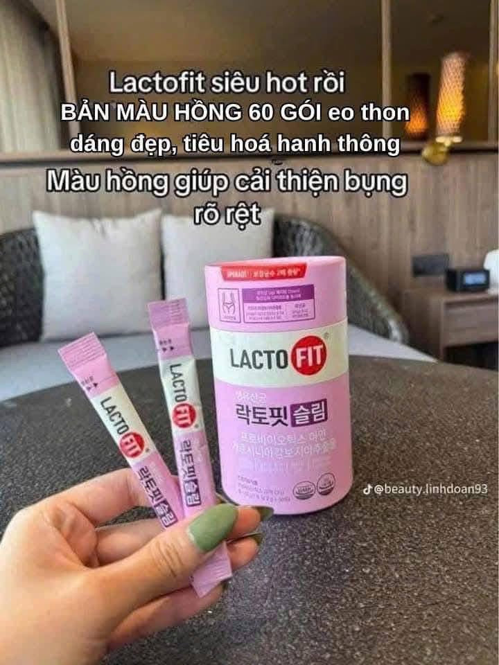 Men vi sinh LACTOFIT hồng (60 gói)