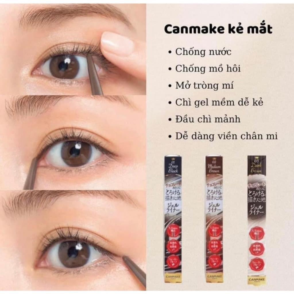 Chì kẻ mắt CANMAKE Creamy Touchd Liner