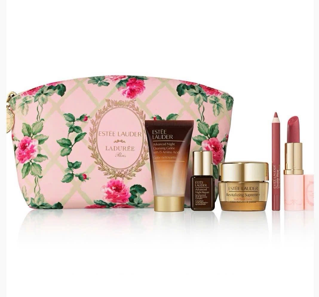 Set gift túi hoa 6 món skincare và make up ESTEE LAUDER 2025