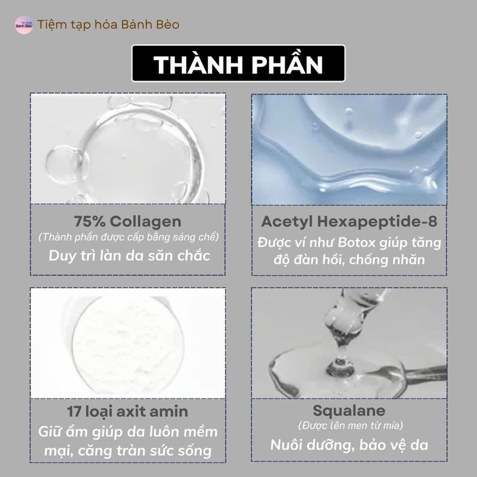 Kem dưỡng có thanh lăn xoá nhăn vùng cổ LAGOM Collagen Anti-Wrinkle Neck Cream 50ml