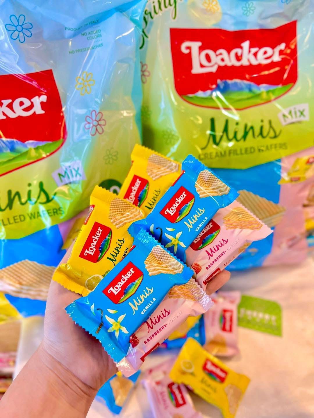 Bánh xốp nhân kem LOACKER MINIS 800g