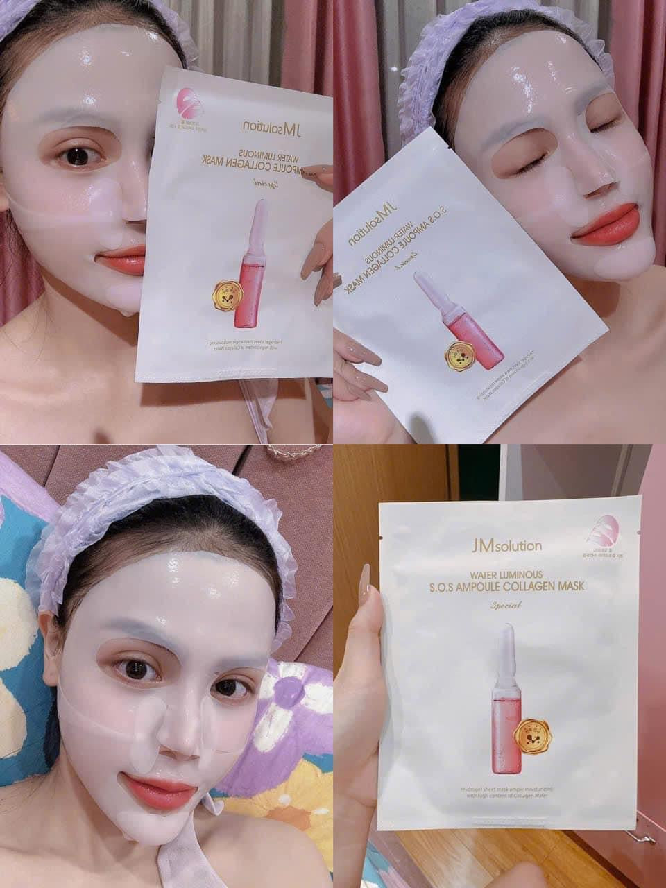 Mặt nạ thạch collagen nâng cơ căng bóng da JMsolution (combo 5 miếng)