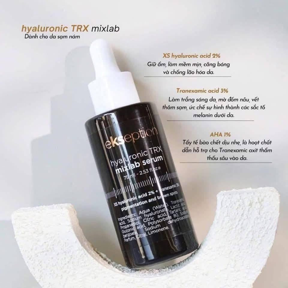 Tinh chất cấp nước và dưỡng sáng da EKSEPTION Hyaluronic TRX Mixlab Serum 75ml
