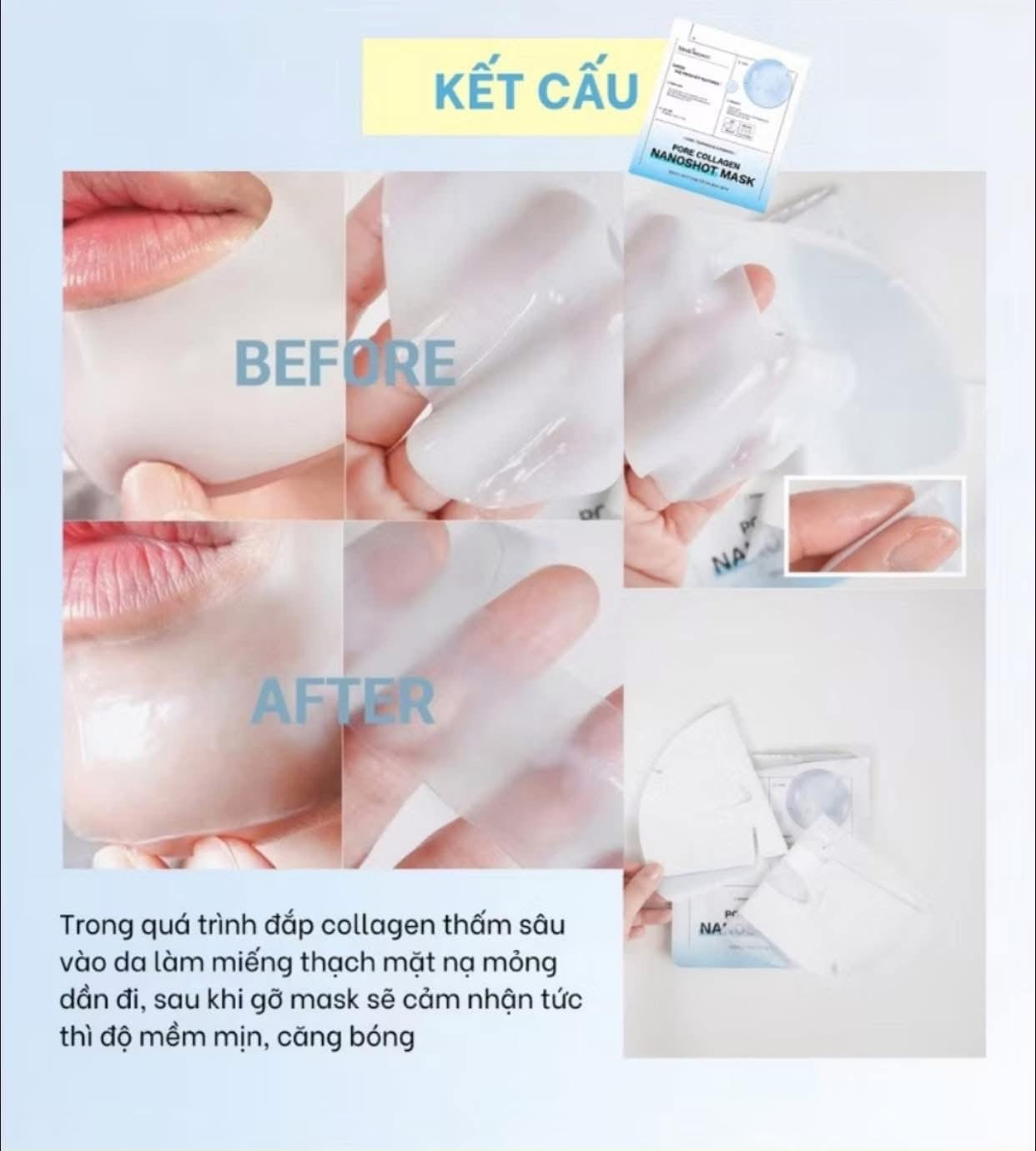Mặt nạ thạch MEDIANSWER Collagen Nanoshot (hộp 5 miếng)