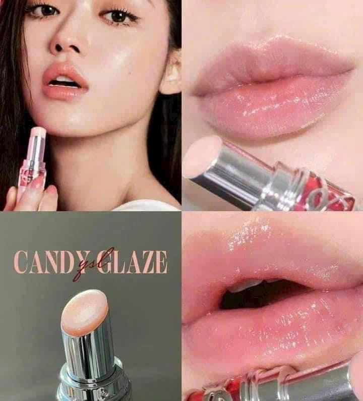 Son dưỡng YSL Rouge Volupe Candy Glaze 02 Sweet Pink (hồng nhạt)