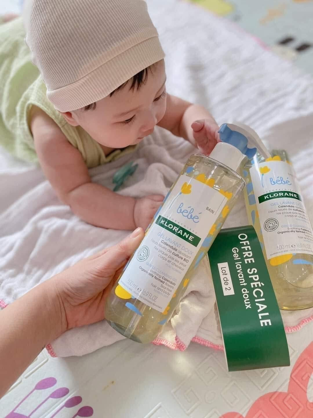Sữa tắm gội cho bé BEBE KLORANCE 2in1