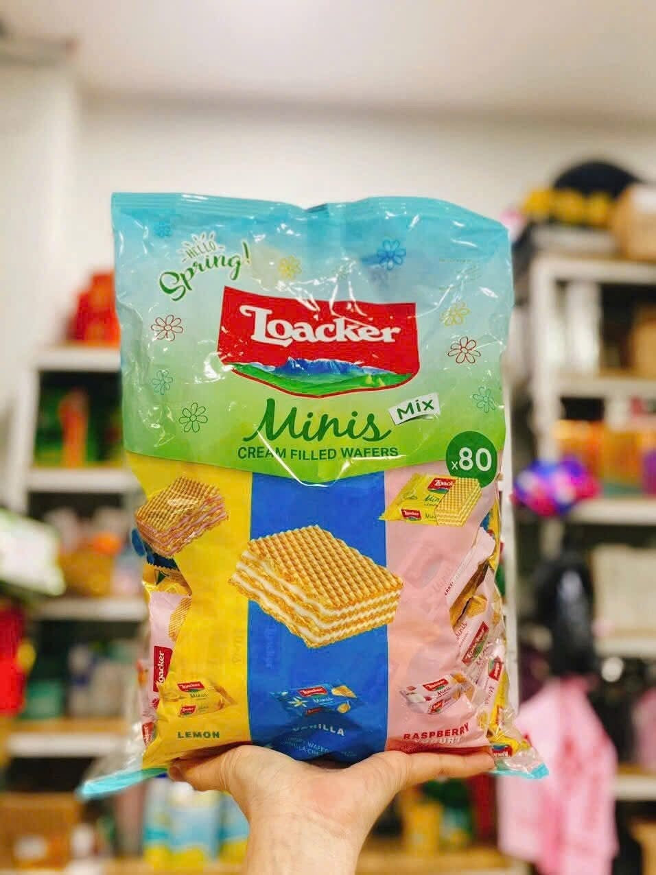 Bánh xốp nhân kem LOACKER MINIS 800g