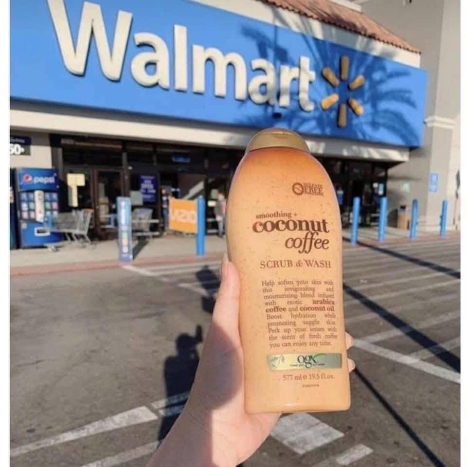 Sữa tắm tẩy tế bào chết OGX Coconut Coffee Scrub & Wash 577ml