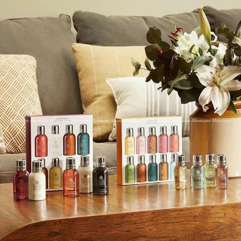 Sữa tắm MOLTON BROWN 30ml trong set Discovery Bathing Collection (set 10 chai)