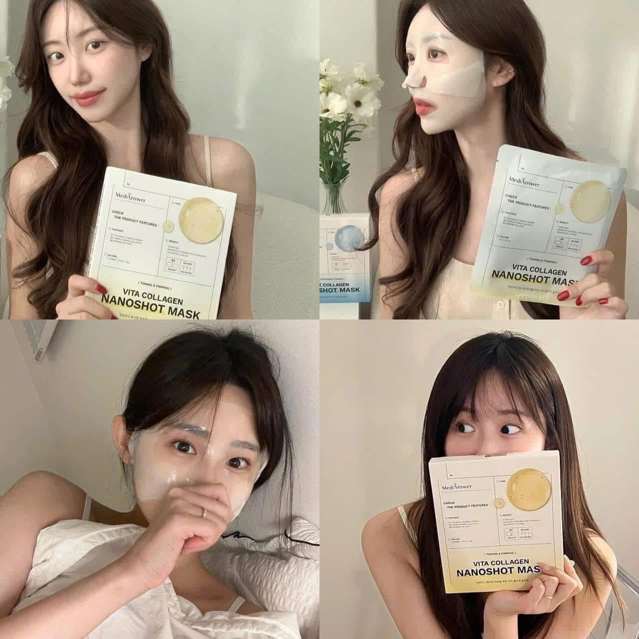 Mặt nạ thạch MEDIANSWER Collagen Nanoshot (hộp 5 miếng)