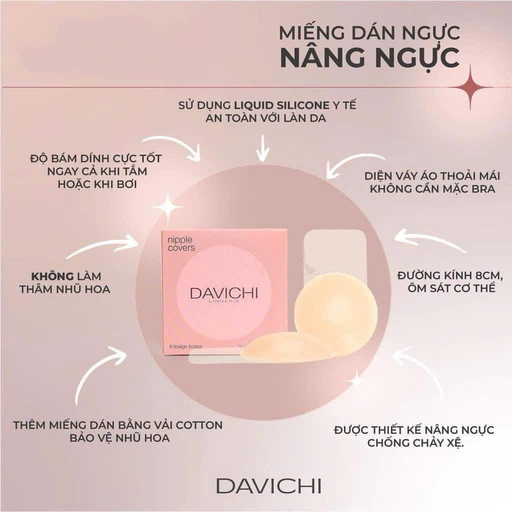 Miếng dán nhiệt tự thân DAVICHI (hộp 2 cặp)