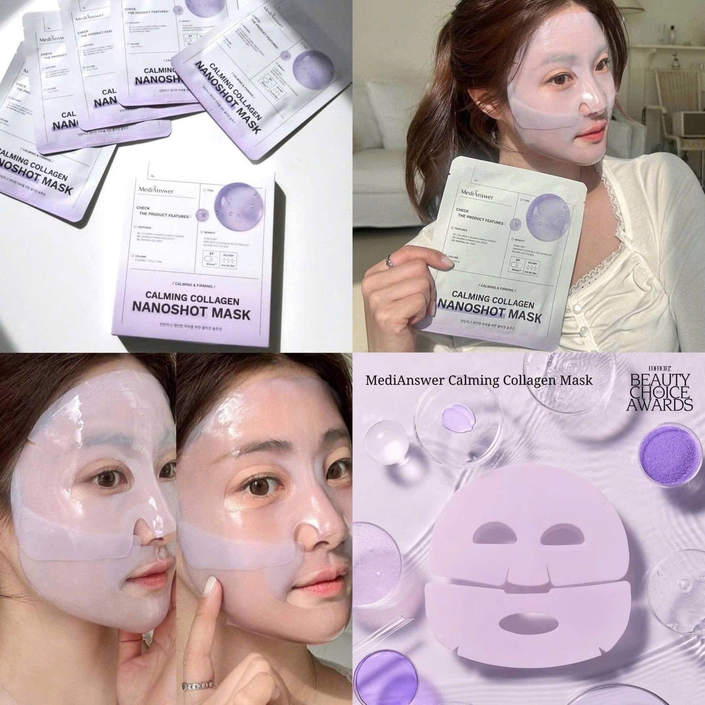 Mặt nạ thạch MEDIANSWER Collagen Nanoshot (hộp 5 miếng)