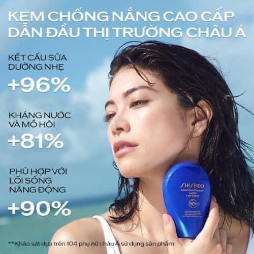 Sữa chống nắng SHISEIDO Ultimate Sun Protector Lotion SPF50+ Sunscreen 50ml