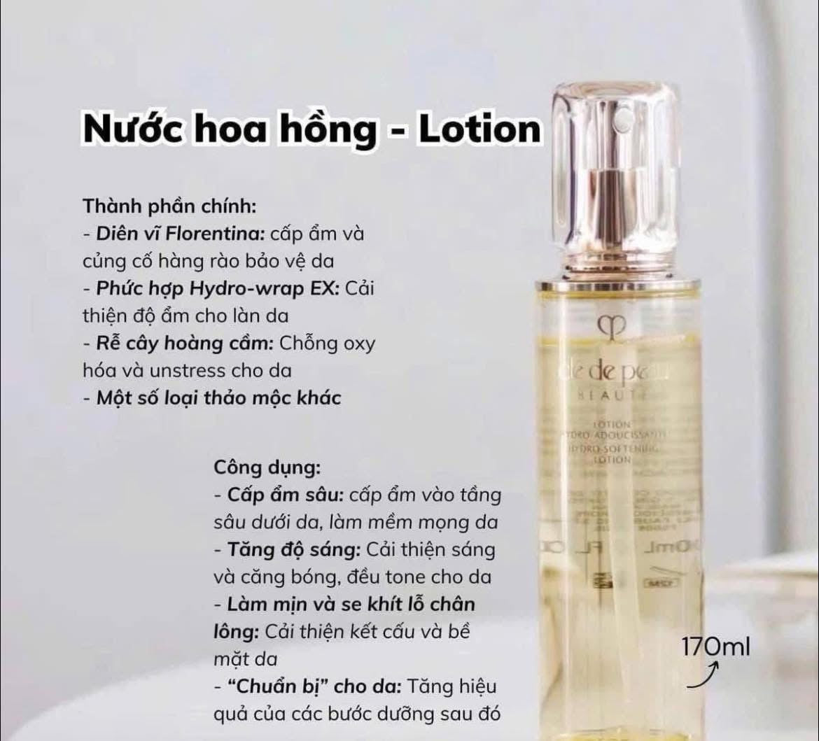 Nước thần CLE DE PEAU Hydro Softening Lotion 170ml