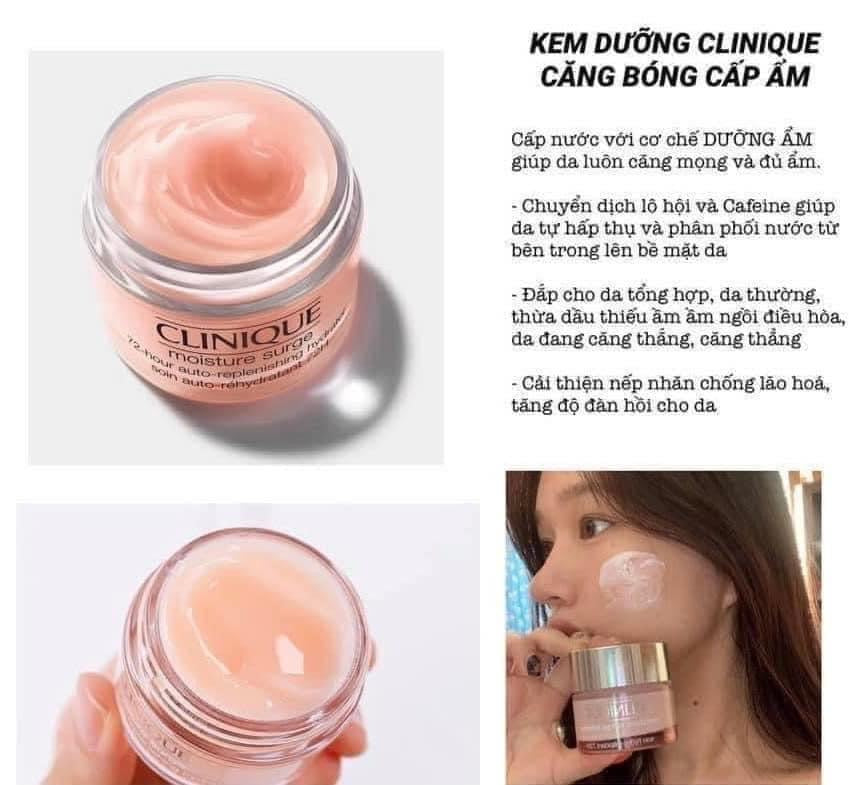 Kem dưỡng hồng CLINIQUE Moisture Surge 100H