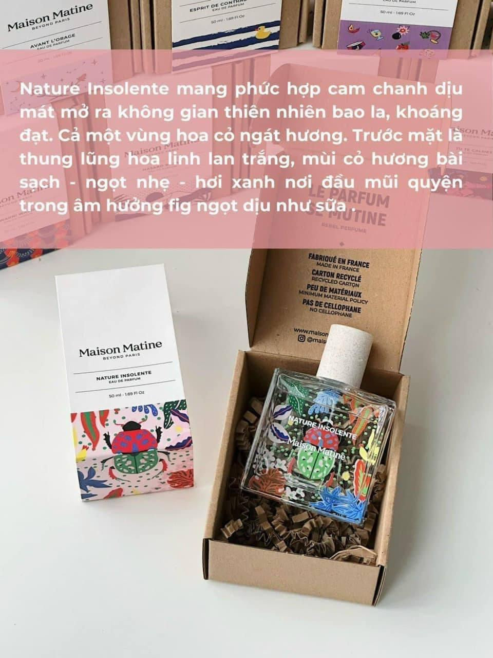 Nước hoa unisex MAISON Matine Nature Insolente 50ml