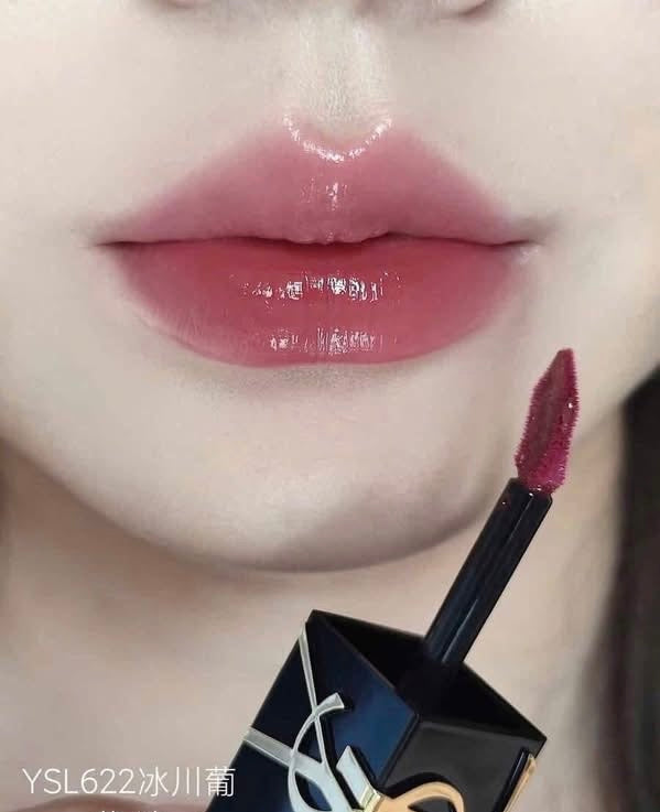 Son kem lì YSL The Inks Vinyl Cream #622 (Hồng mận)