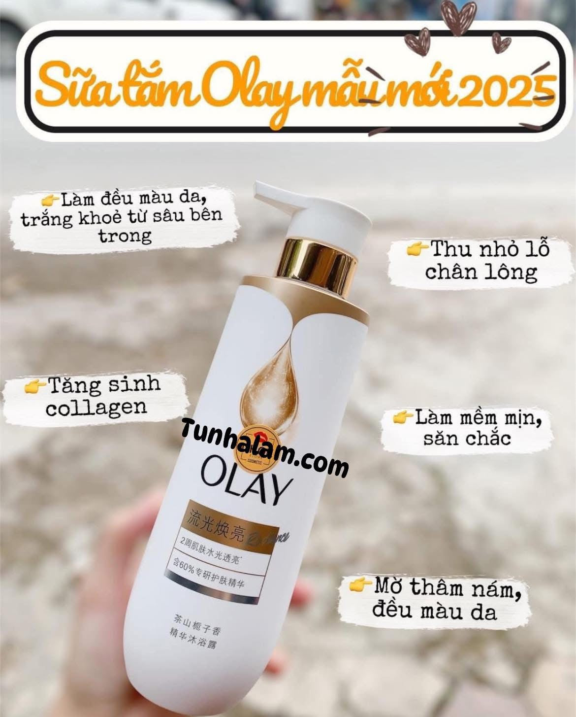 Sữa tắm OLAY B3 nội địa Trung 500ml
