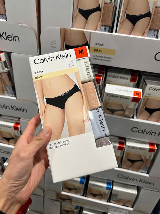 Set 4 quần chip bikini CK (Authentic)