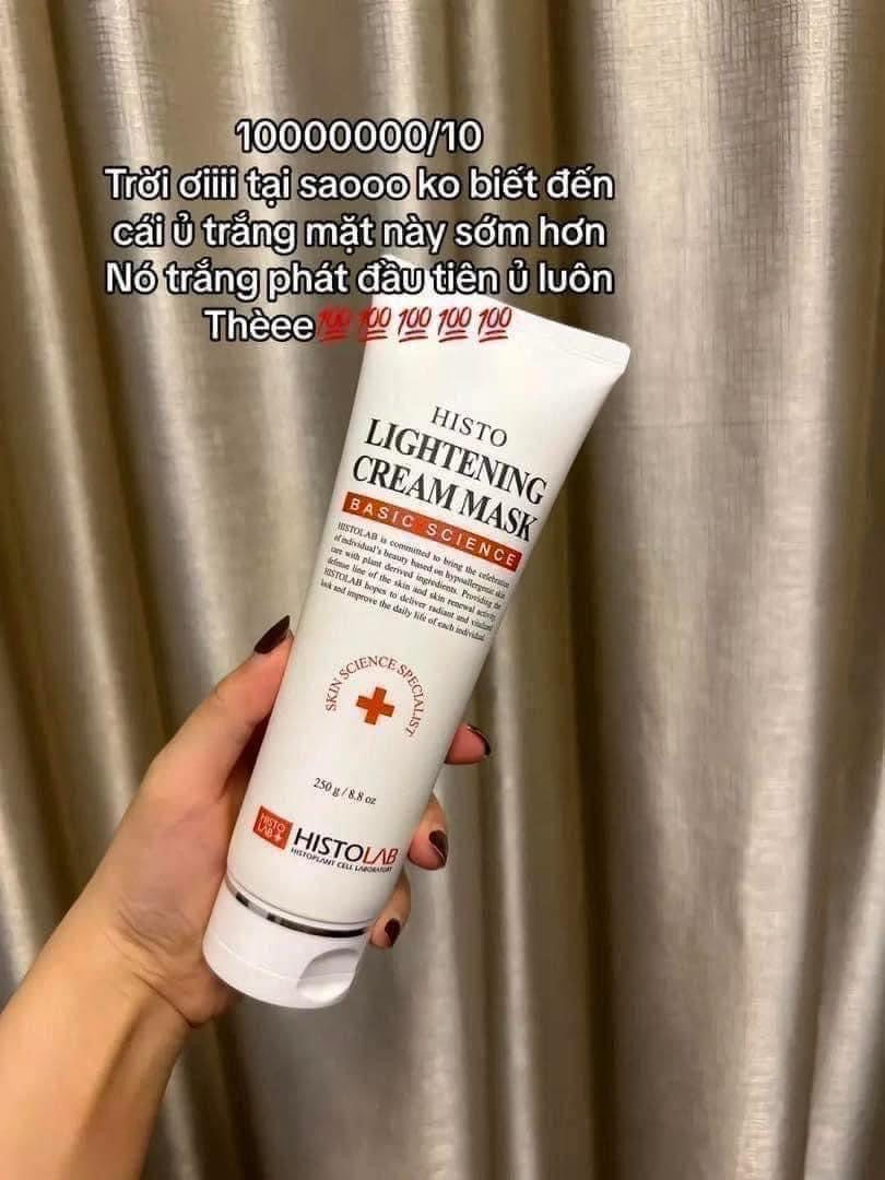 Mặt nạ ủ trắng HISTOLAB Lightening Cream Mask 250g