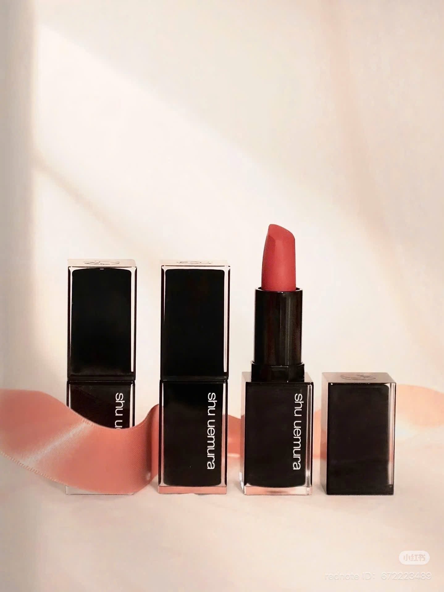 Son lì SHU UEMURA Kinu Matte KM OR599 (màu cam hồng đào)