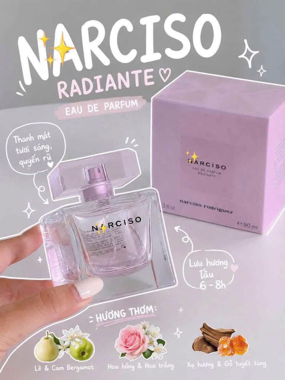 Nước hoa NARCISO EDP Radiante 90ml