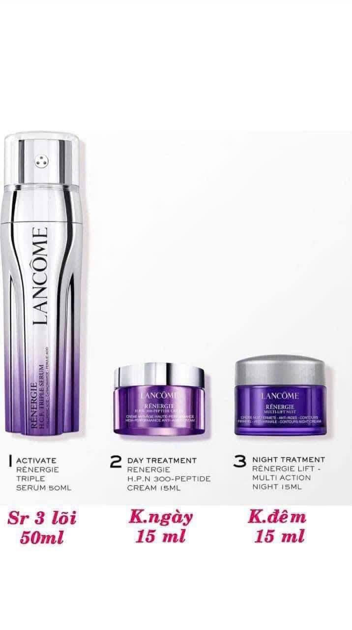 Set dưỡng LANCOME đa tác động Renergie 3 món