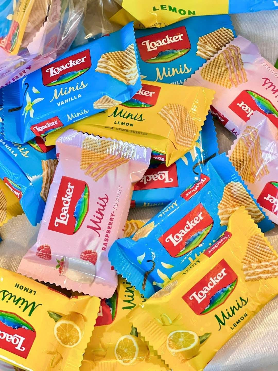Bánh xốp nhân kem LOACKER MINIS 800g