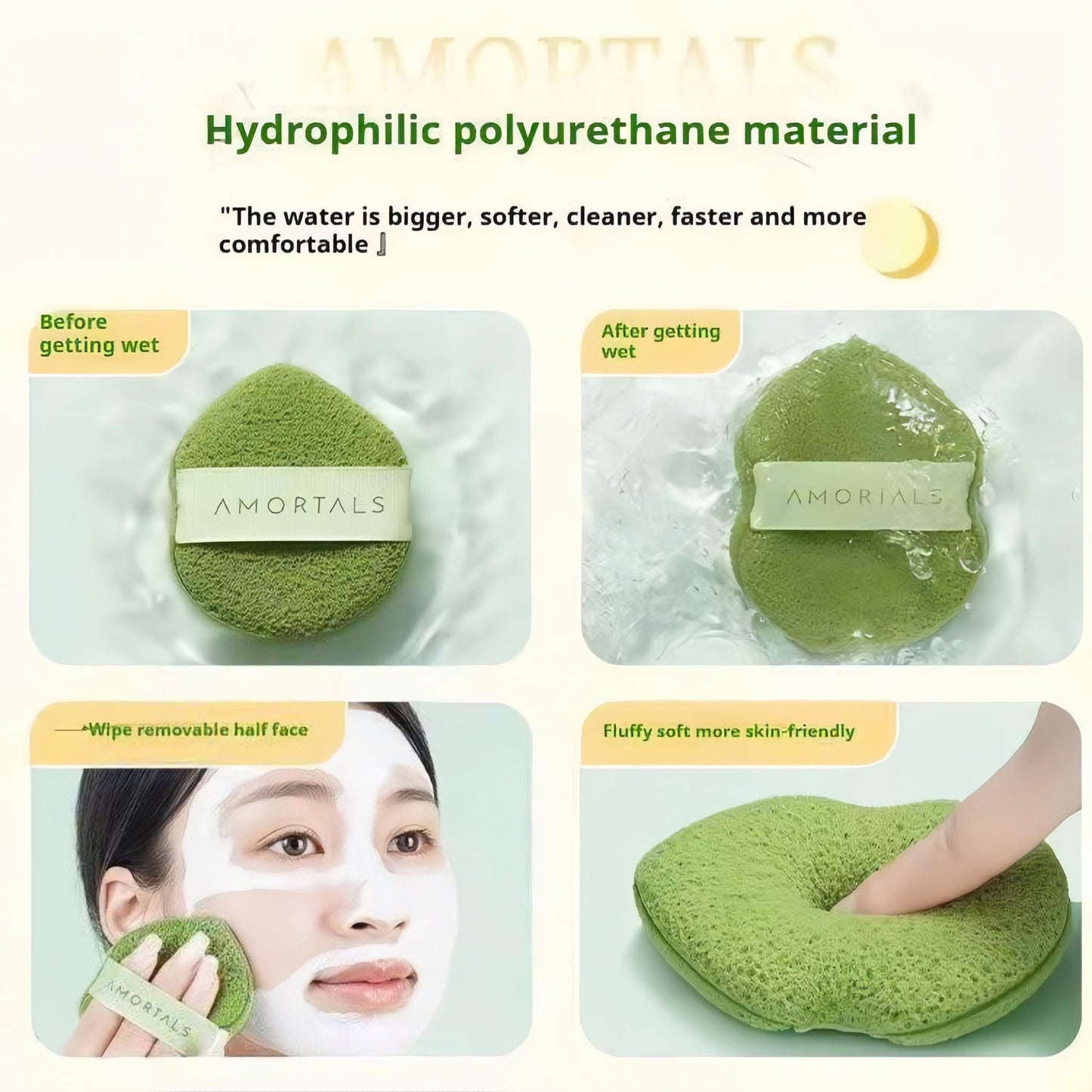 Set 3 mút bọt biển AMORTALS