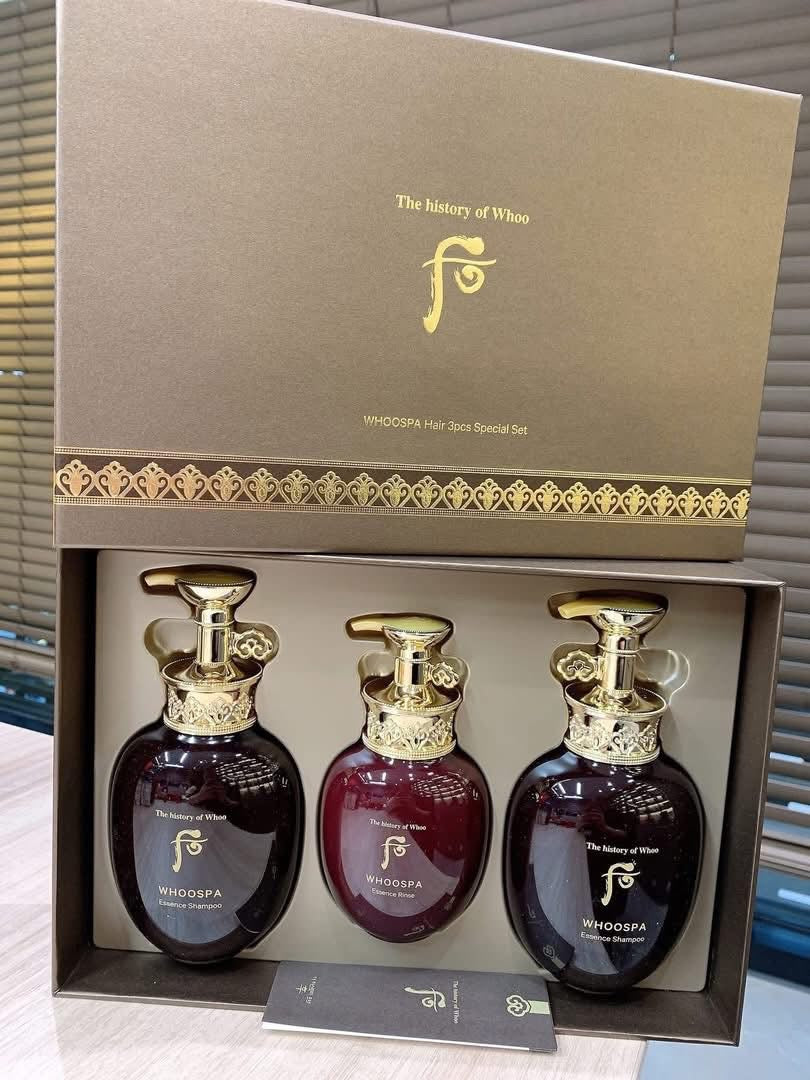 Set dầu gội xả cao cấp WHOO Spa Essence Shampoo & Rinse