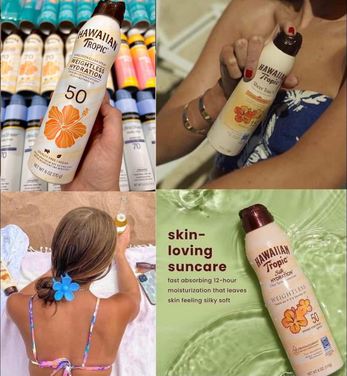 Xịt chống nắng HAWAIIAN TROPIC 170g