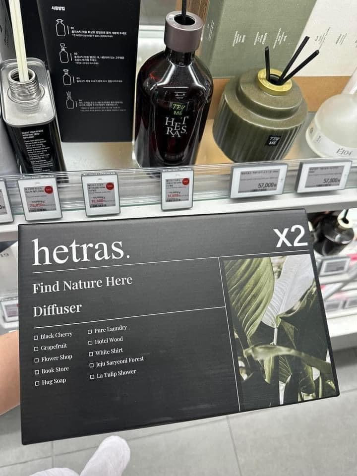 Tinh dầu thơm phòng HETRAS Hàn Quốc (kèm bộ khuếch tán) 500ml
