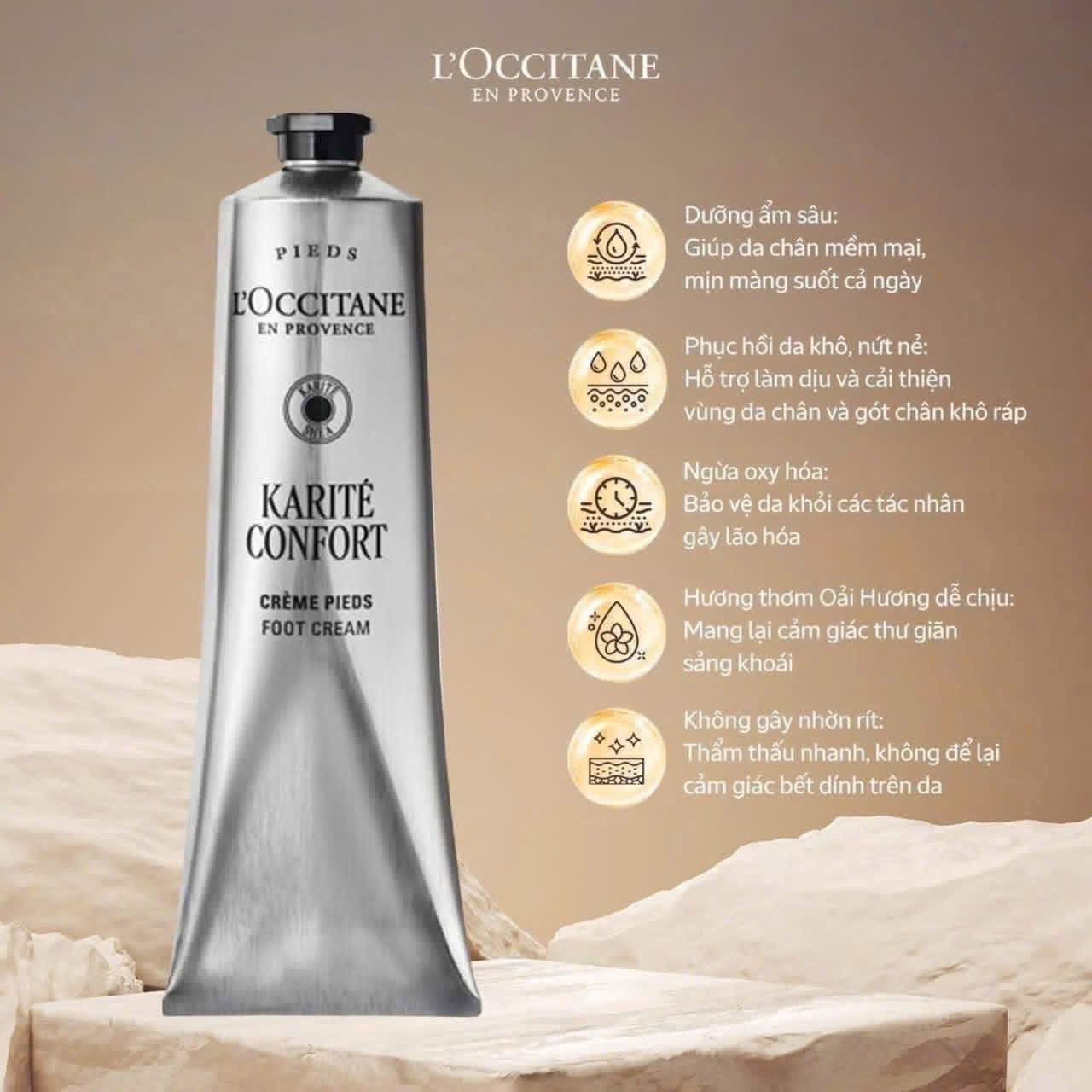 Kem dưỡng chân L'OCCITANE 150ml