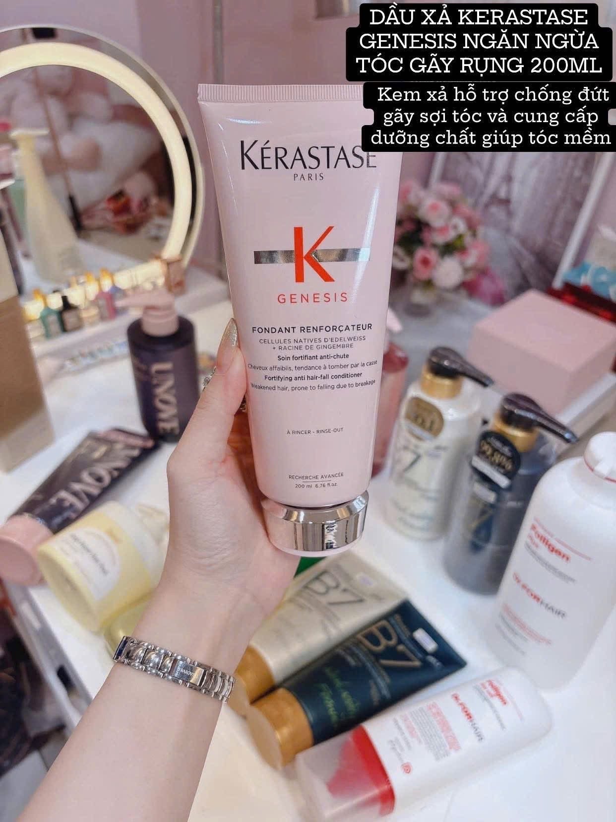 Dầu gội phục hồi tóc yếu chống gãy dụng KERASTASE Genesis Bain Hydra-Fortifiant