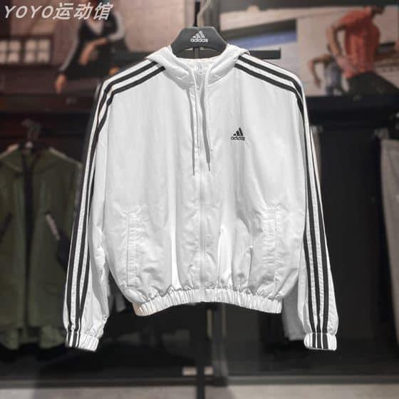 Áo khoác gió ADIDAS (Authentic) màu trắng