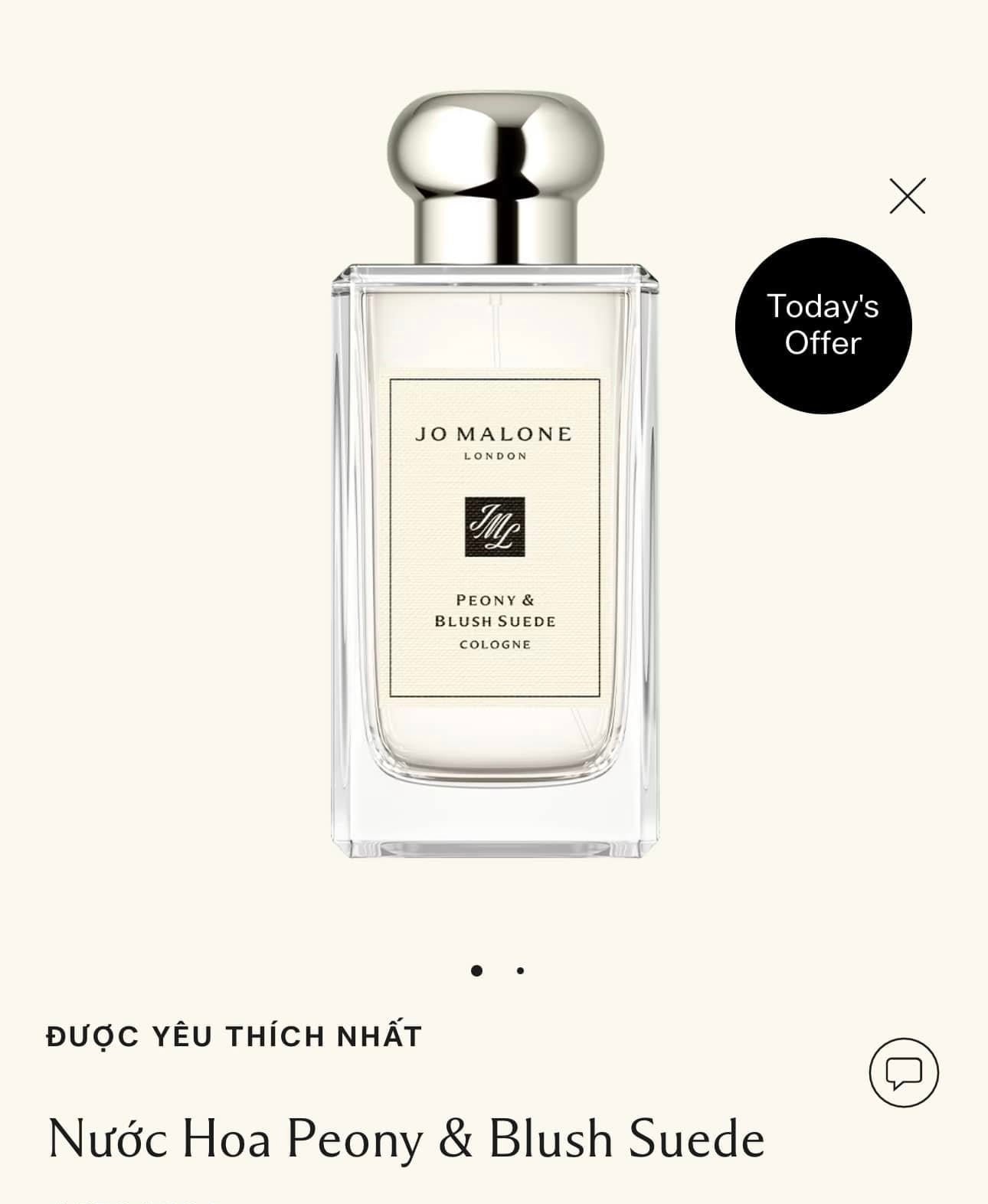 Nước hoa nữ JO MALONE Peony & Blush Suede
