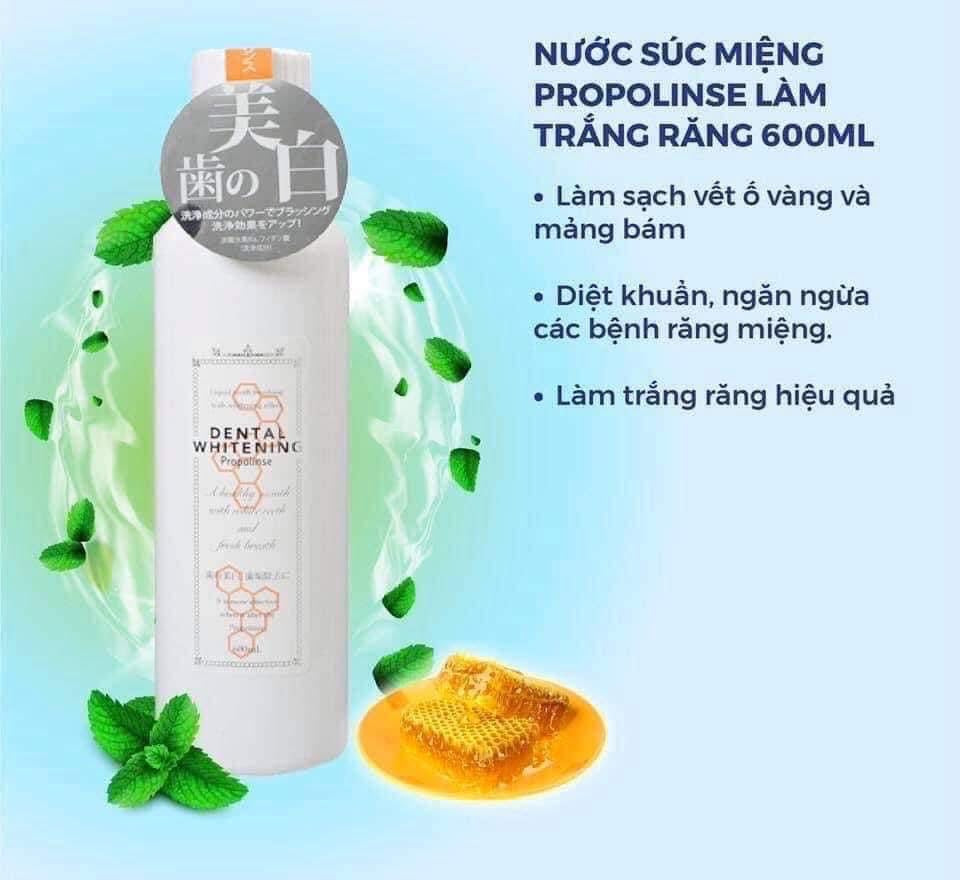 Nước súc miệng PROPOLINSE Nhật Bản 600ml