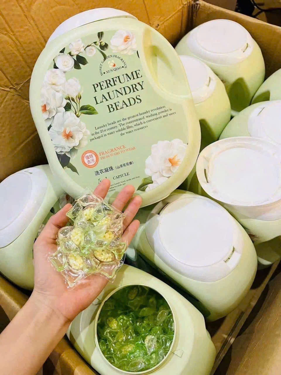 Viên giặt xả hương nước hoa PERFUME LAUNDRY BEADS 1.7kg