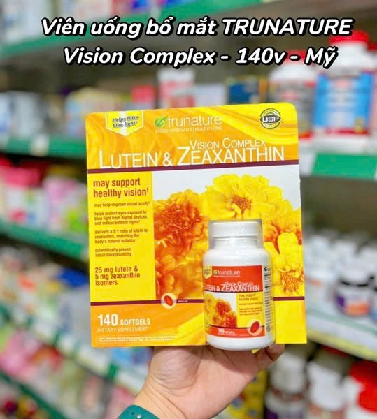 Viên uống bổ mắt TRUENATURE của Mỹ 140 viên