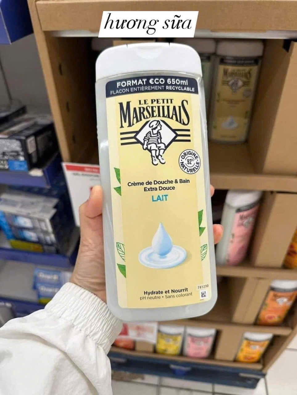 Sữa tắm LE PETIT MARSEILIAIS nội địa Pháp 650ml
