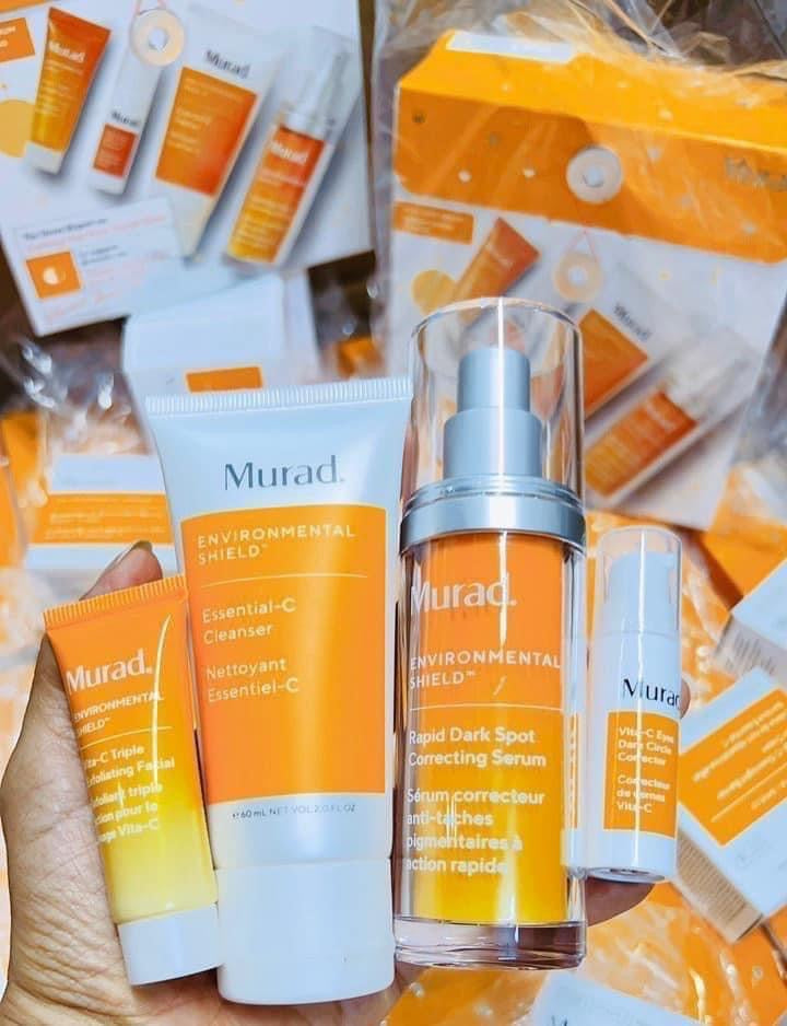 Set dưỡng trắng, sáng da, trị thâm nám 4 món MURAD
