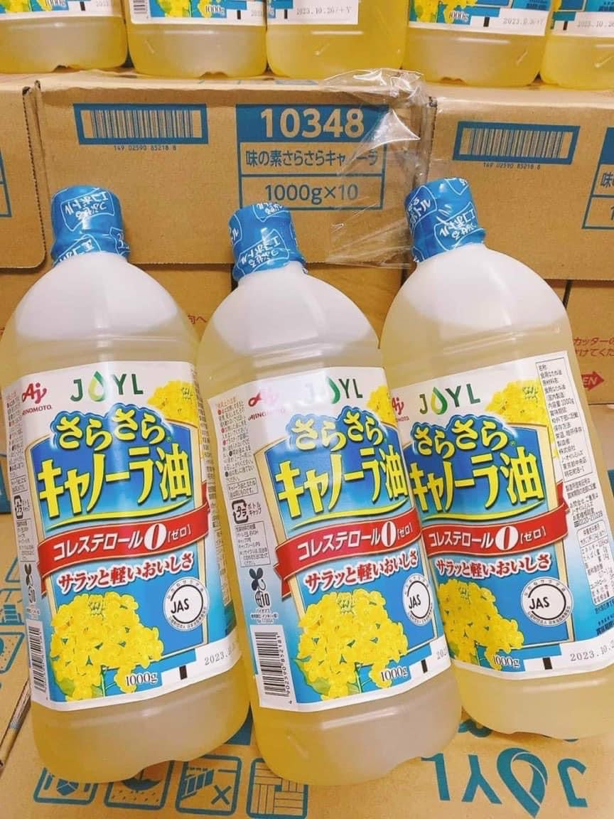 Dầu ăn hoa cải AJINOMOTO Nhật Bản 1000gr
