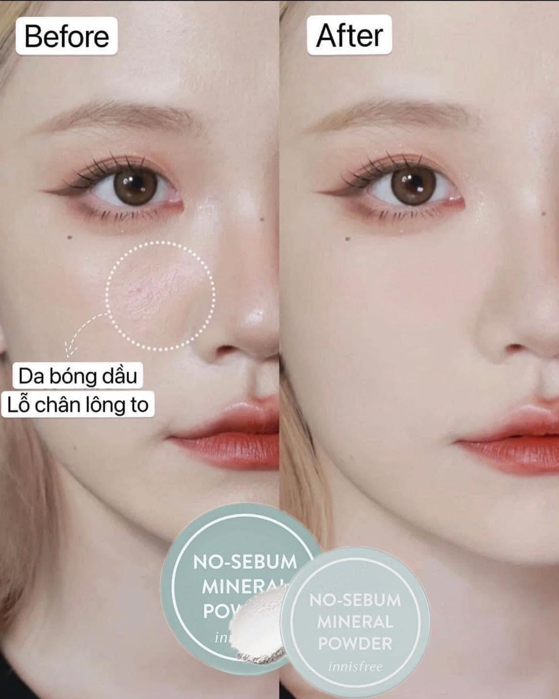 Phấn phủ không màu INNISFREE No-Sebum Mineral Powder 5g