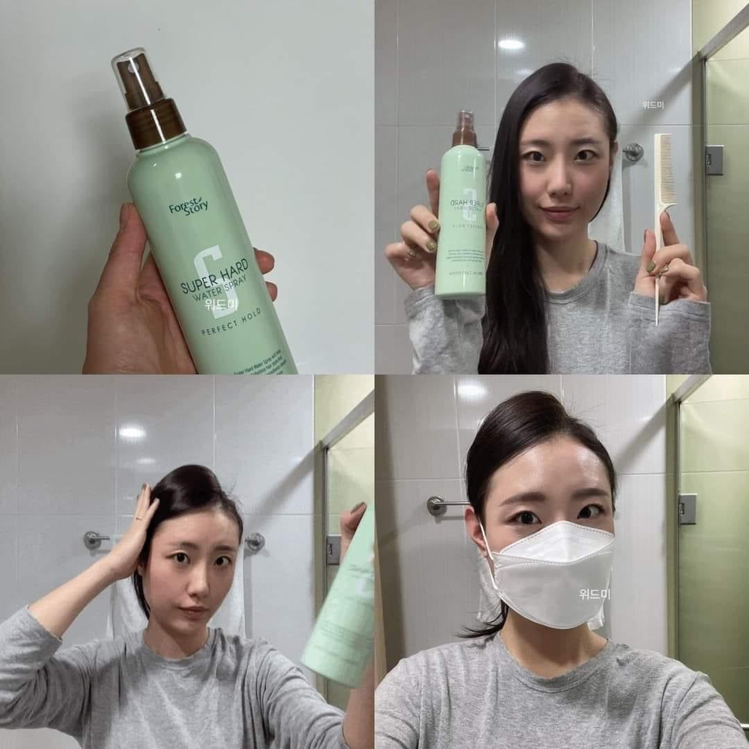 Xịt giữ nếp tóc FOREST STORY Super Hard Water Spray 252ml