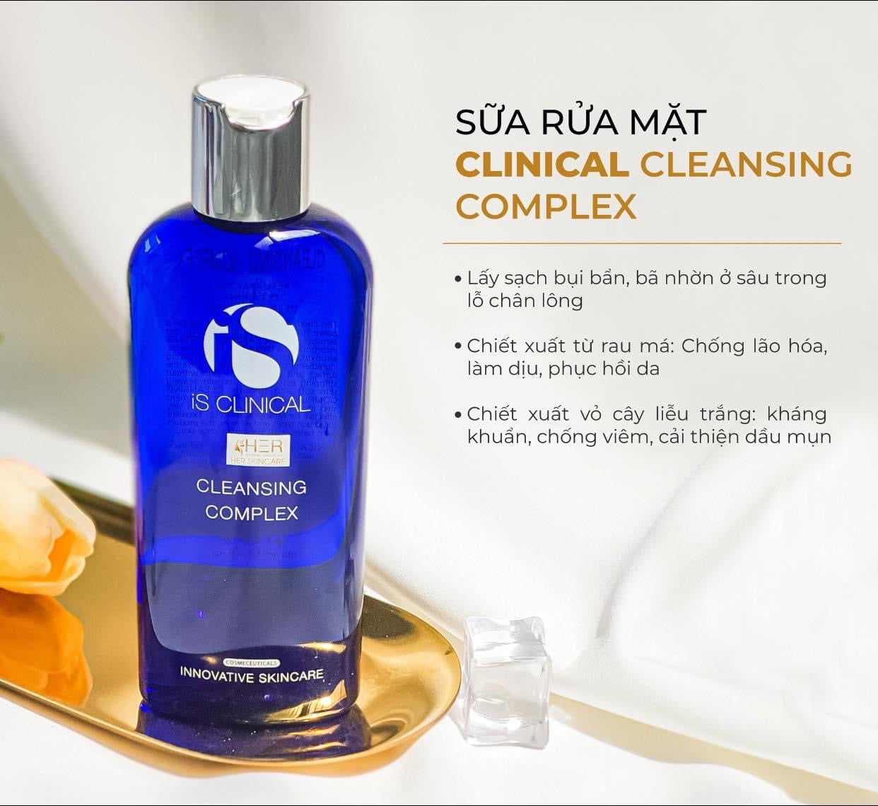 Sữa rửa mặt iS CLINICAL Cleansing Complex