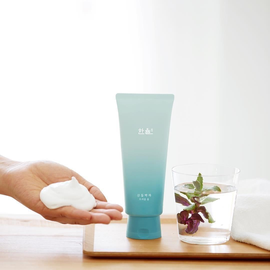 Sữa rửa mặt HANYUL Mentha Trouble Cleansing Foam 120g