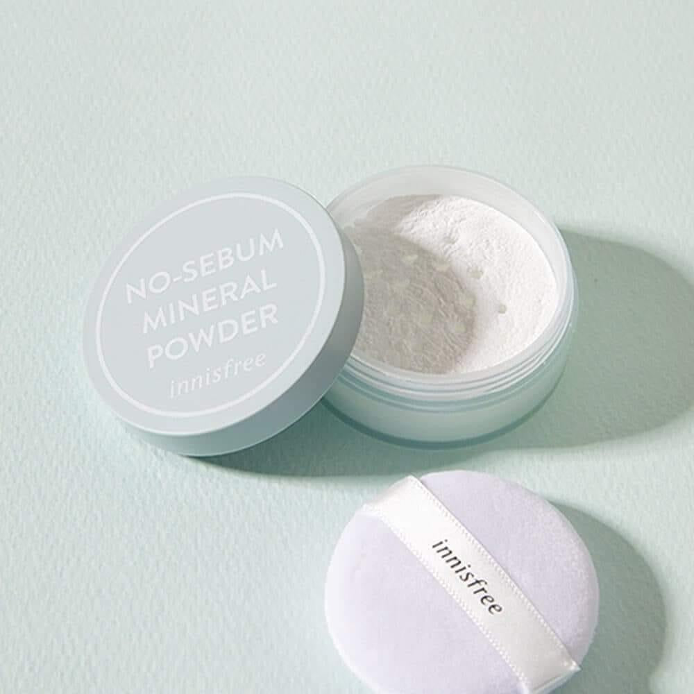 Phấn phủ không màu INNISFREE No-Sebum Mineral Powder 5g